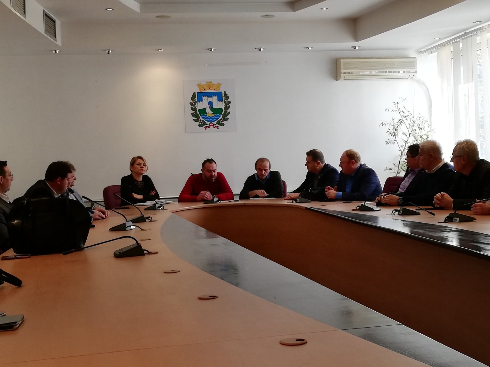 Meeting with the Mayor of the Municipality of Ohrid for cooperation on cross-border projects